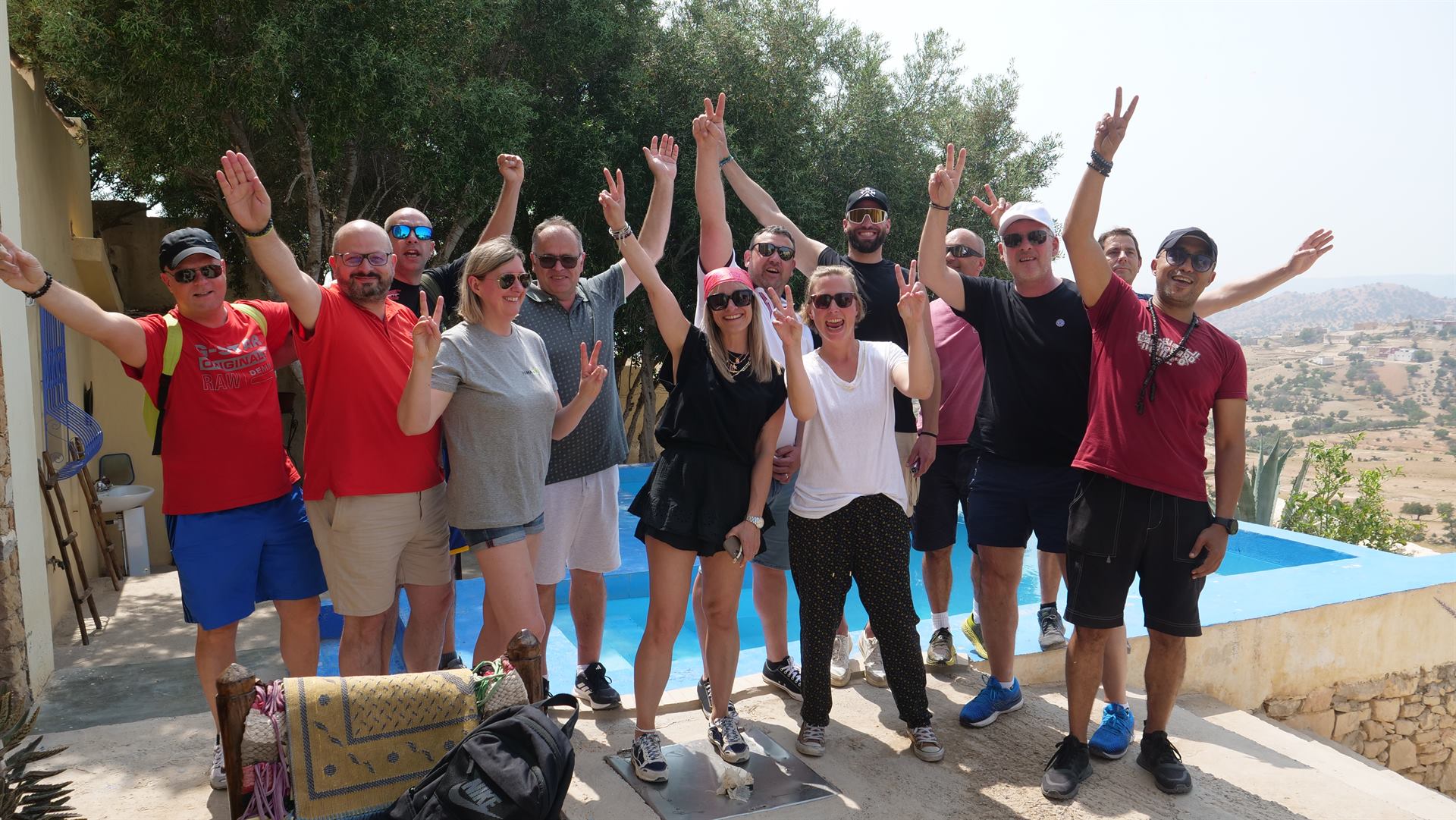 Équipe Toma France en sortie quad dans l'arrière-pays d'Agadir